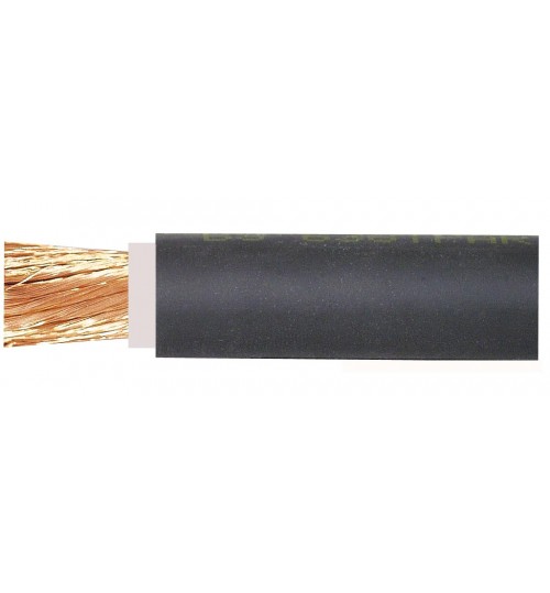 Black 460 Amp Copper Core Welding Type Flexible Battery Cable 098500